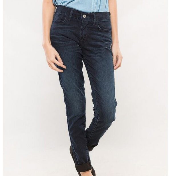 Dark Blue Denim Slim Fit Jeans