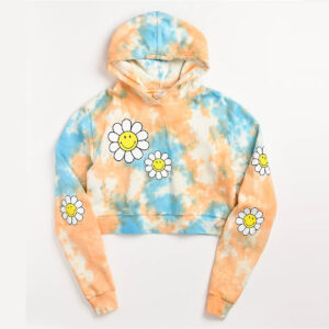 Tie Dye Crop Hoodie